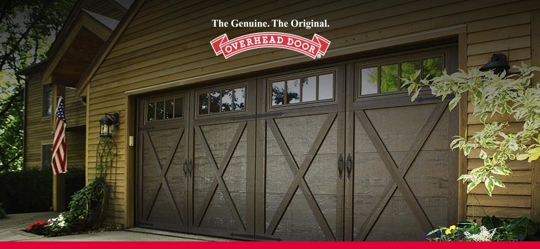 Wooden garage doors